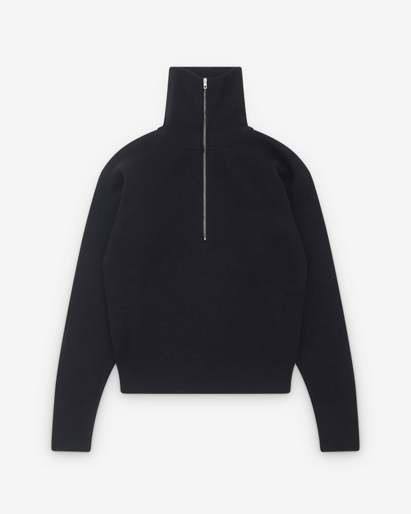 Lemaire - Men’s Half Zip Sweater - (Black)