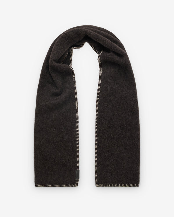 Lemaire - Women’s Maxi Fluffy Cocotte Scarf - (Seal Brown)
