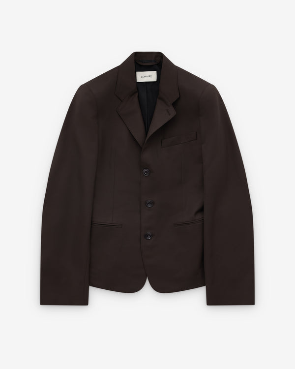 Lemaire - Women’s Single-Breasted Fitted Tailored Jacket - (Might Moss)