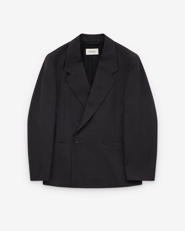 Lemaire - Women’s Double-Breasted Jacket - (Coal)