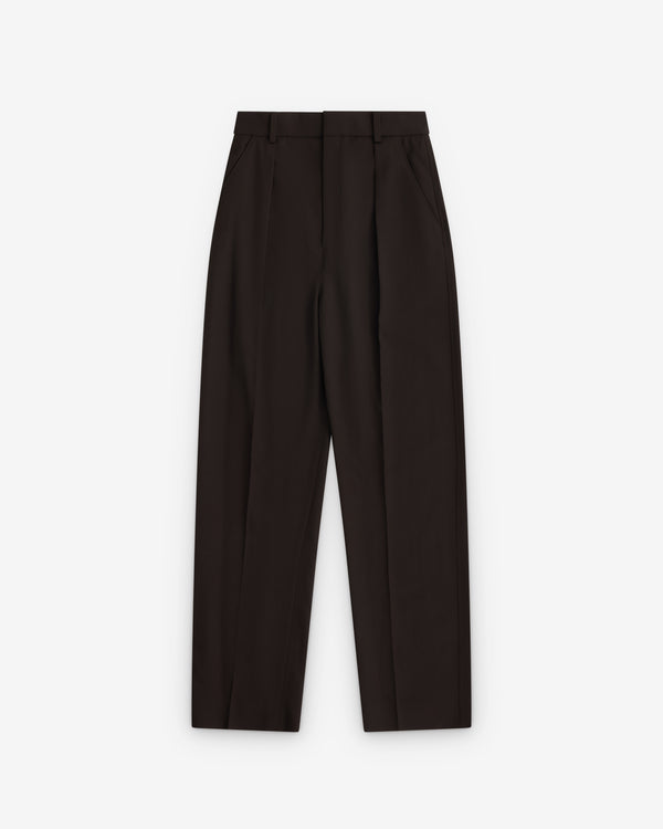 Lemaire - Women’s Dropped Crotch Trousers - (Dark Brown)
