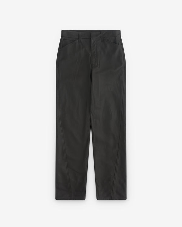 Lemaire - Women’s Leather Twisted Seam Trouser - (Brown)