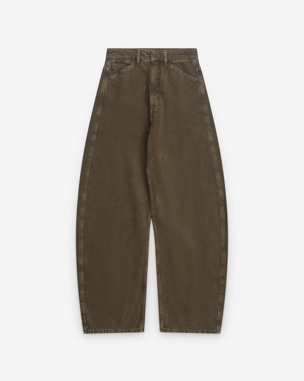 Lemaire - Women’s High Waisted Curved Pants - (Green)