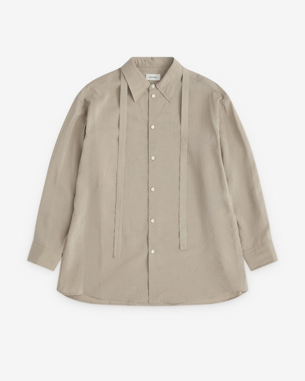 Lemaire - Women’s Long Shirt With Tie - (Beige)