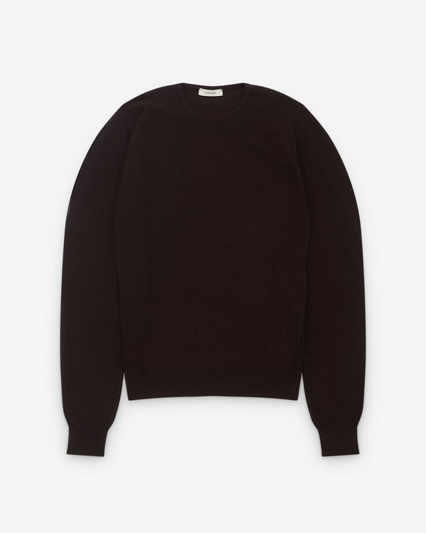 Lemaire - Women’s Crew Neck Sweater - (Aubergine)