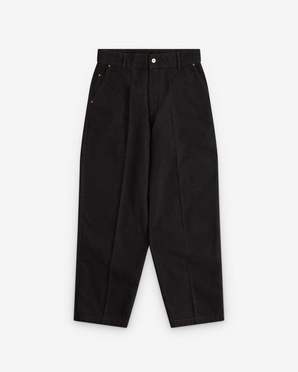 Lemaire - Men’s Maxi Barrel Workwear Pants - (Black)