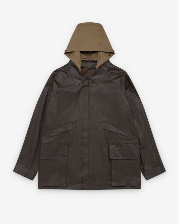 Lemaire  - Men's Rain Jacket With Detachable Hood - (Bronze)