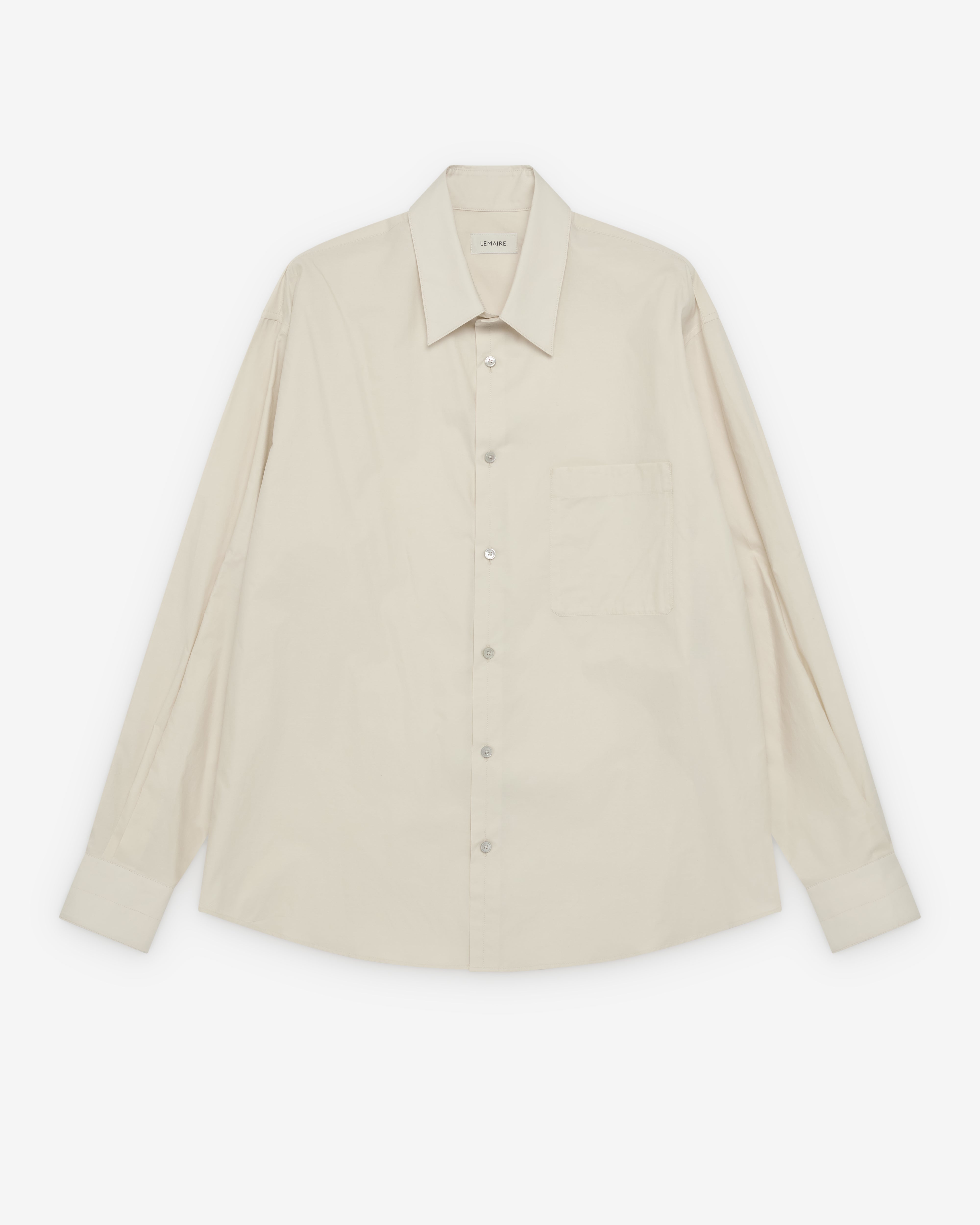 Lemaire : Men's Regular Shirt (Light Cream) | Dover Street Market