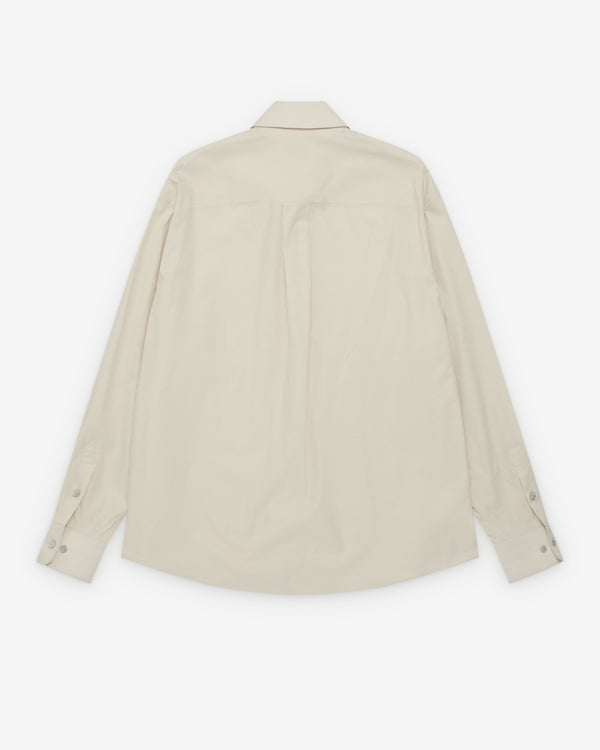 Lemaire  - Men's Regular Shirt - (Light Cream)