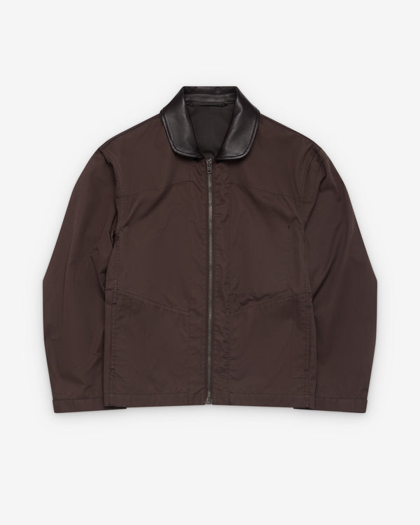 Lemaire  - Women's Leather Collar Blouson - (Brown)
