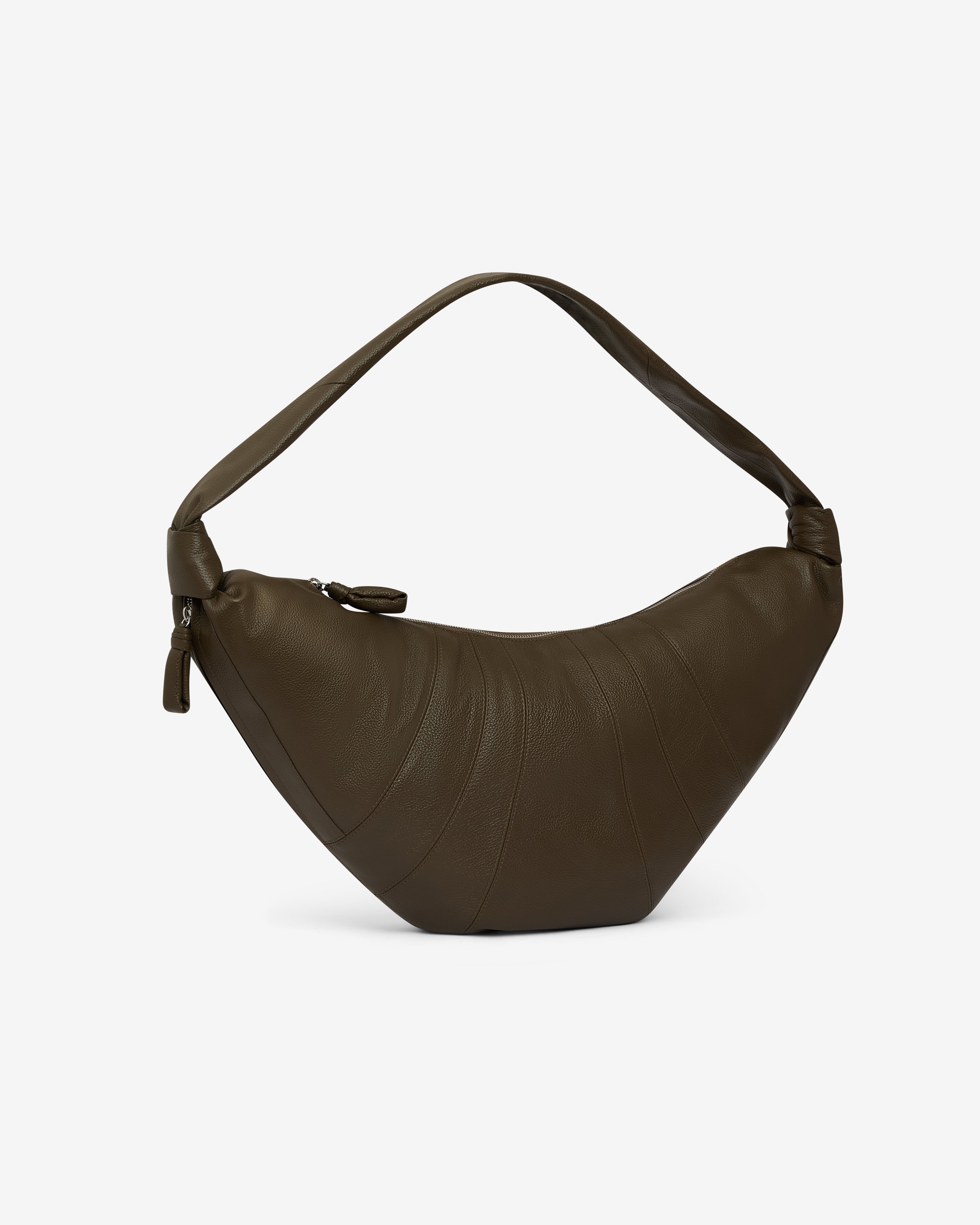 Lemaire : Women's Large Croissant Bag (Dark Olive) | Dover Street