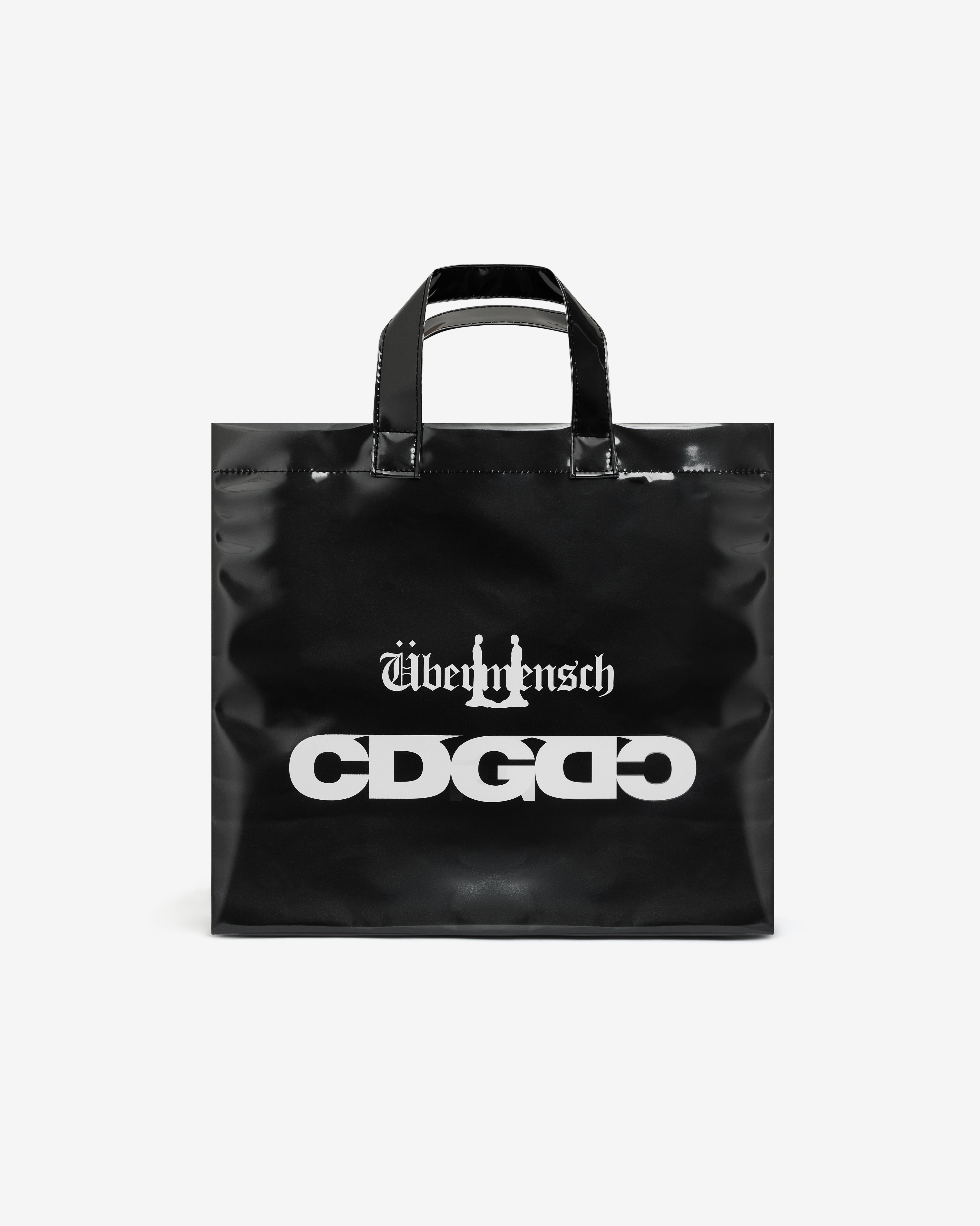 CDG: G-DRAGON Übermensch PVC Tote Bag (Black) | Dover Street