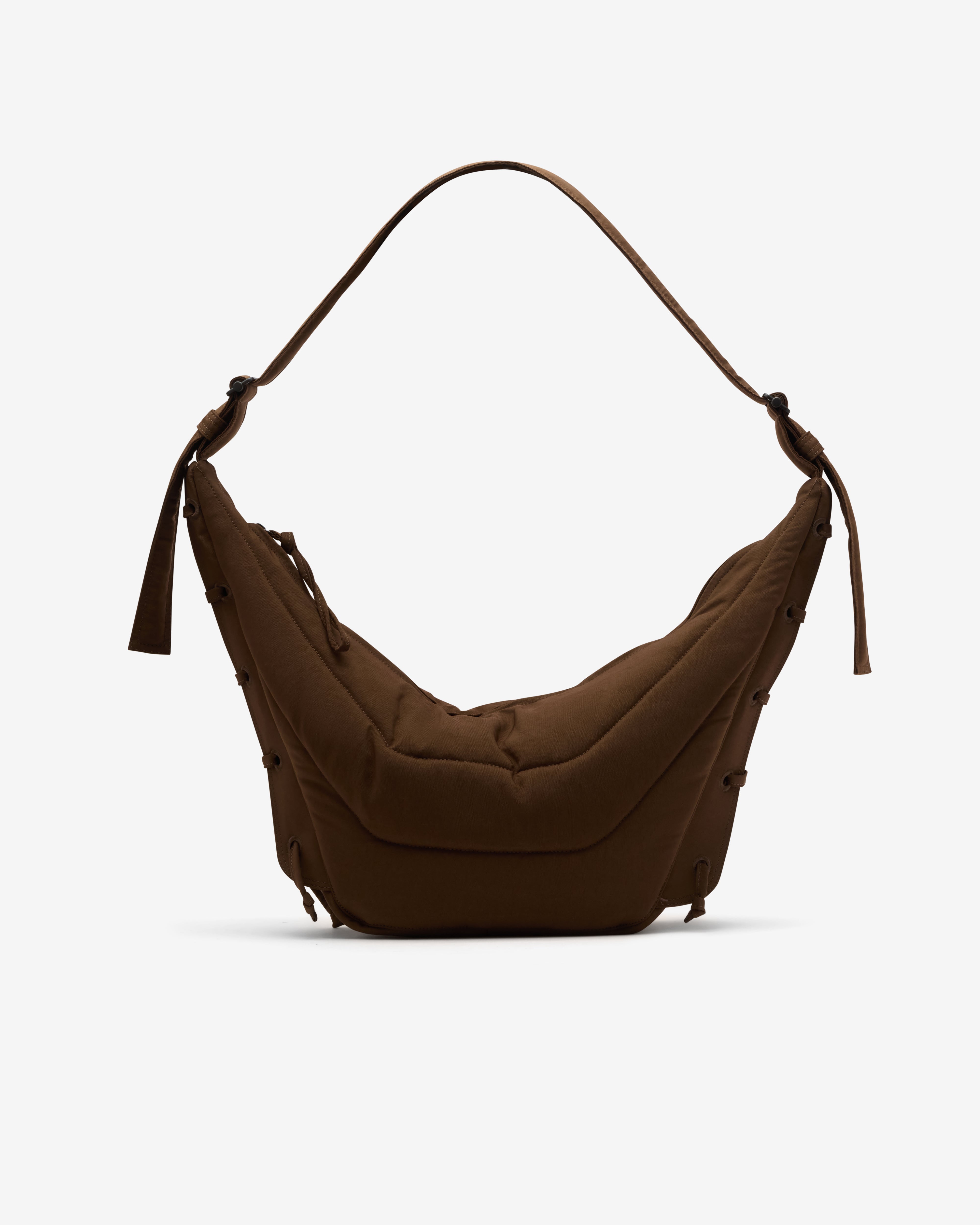 Lemaire : Women's Medium Soft Game Bag (Shiitake) | Dover Street