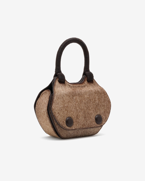 Lemaire  - Women's Frog Handbag - (Beige Grey)
