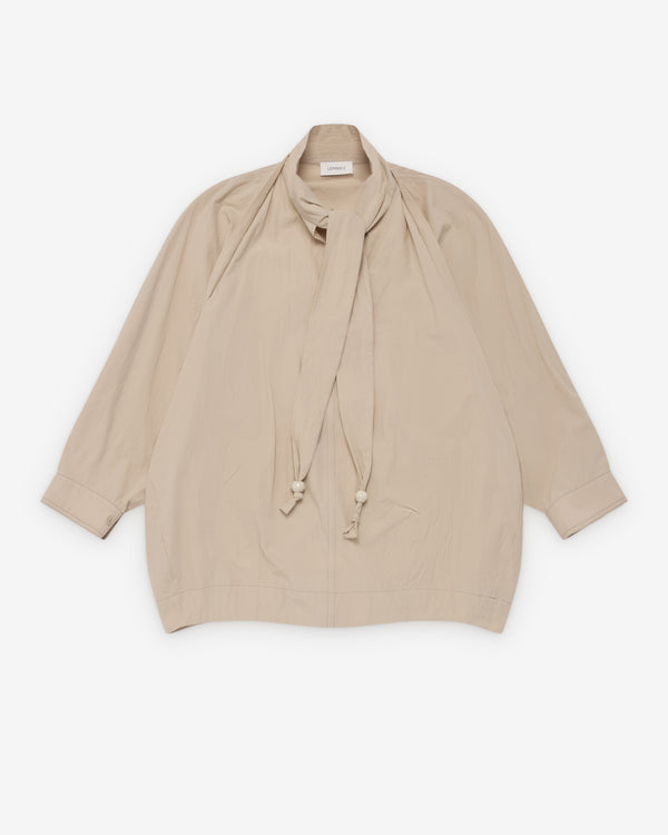 Lemaire  - Women's Blouse With Scarf - (Greige)