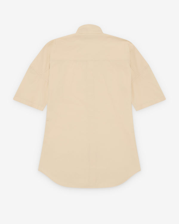 Lemaire  - Women's Short Sleeve Shirt With Foulard - (Apricot)