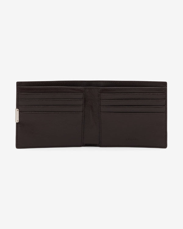 Lemaire  - Women's Soft Tab Studs Dots Bifold - (Dark Chocolate)