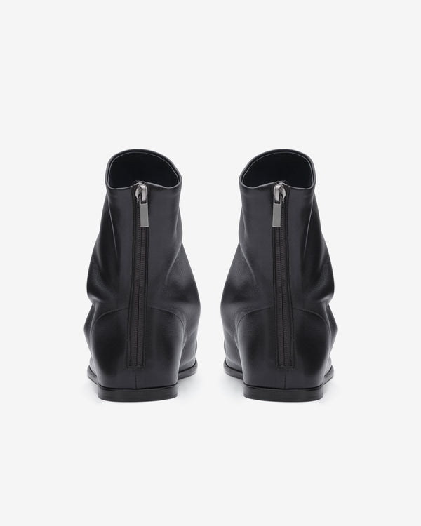 Lemaire  - Women's Glove Flat Ankle Boots - (Dark Chocolate)