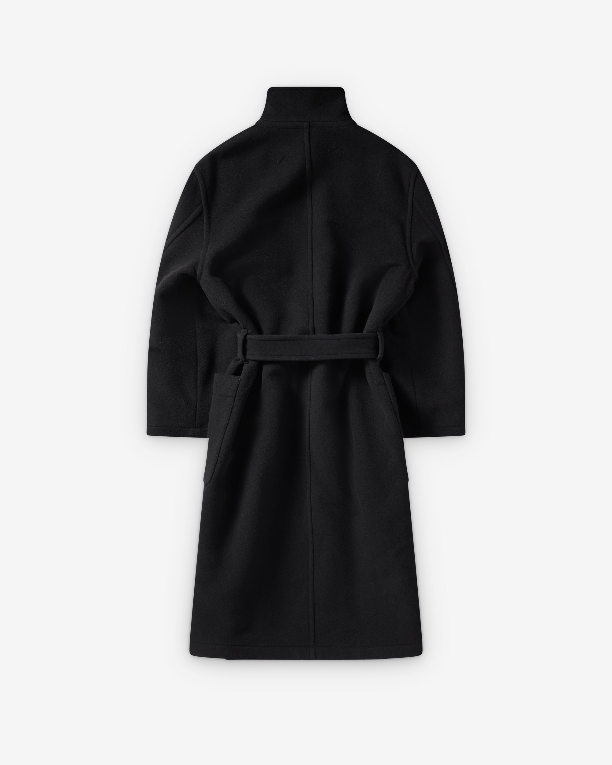 Lemaire - Women's Wrap Coat - (Black) view 2, Click to Zoom in