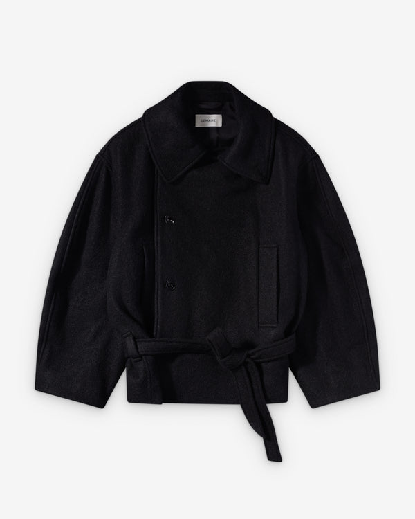 Lemaire  - Women's Short Wrap Coat - (Black)