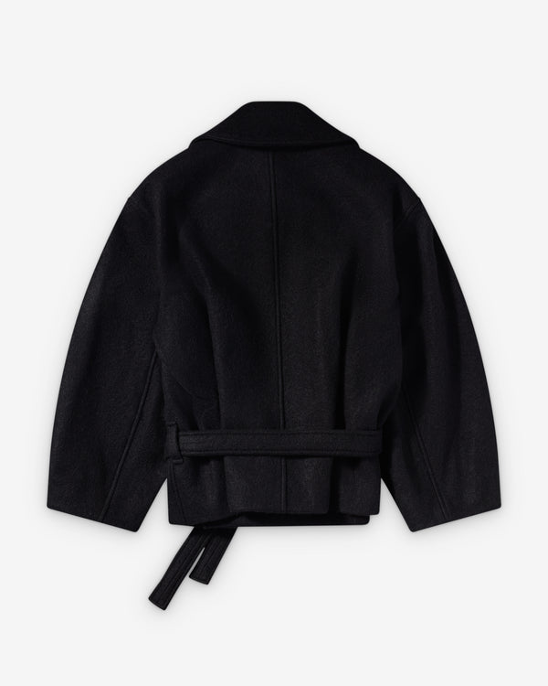Lemaire  - Women's Short Wrap Coat - (Black)