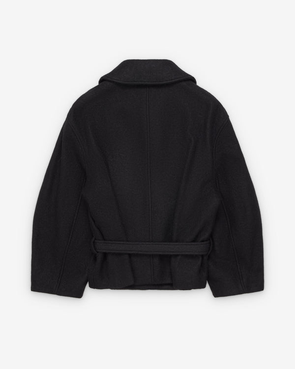 Lemaire  - Women's Short Wrap Coat - (Black)