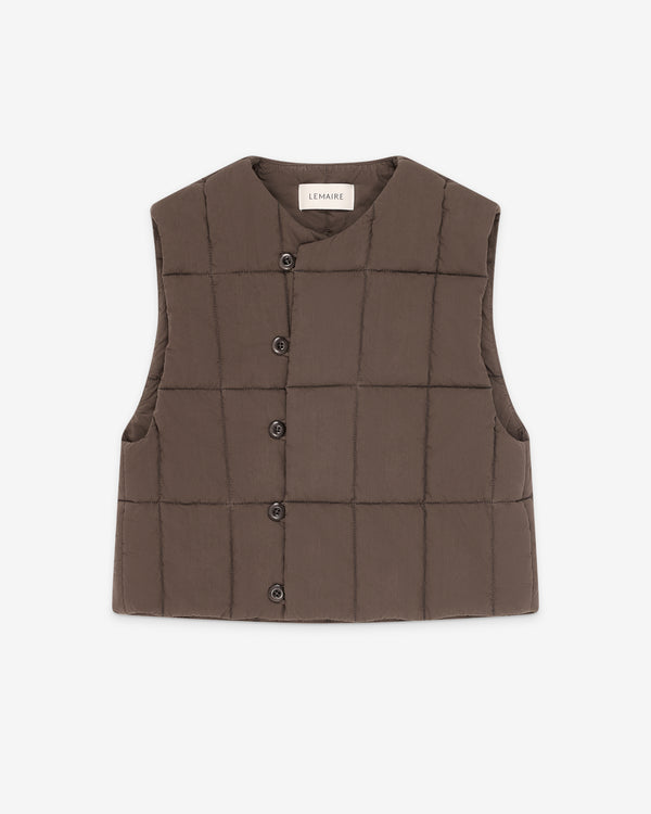 Lemaire  - Women's Wadded Gilet - (Cacao)