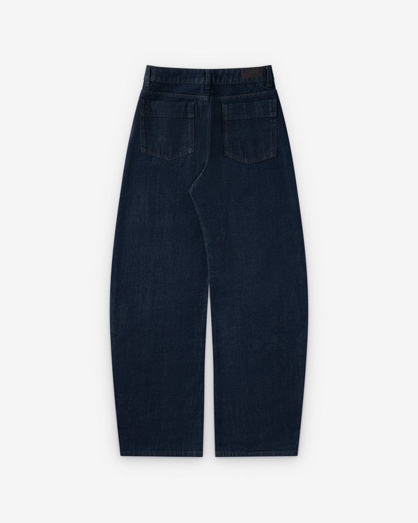 Lemaire  - Women's High Waisted Curved Denim Pants - (Indigo)