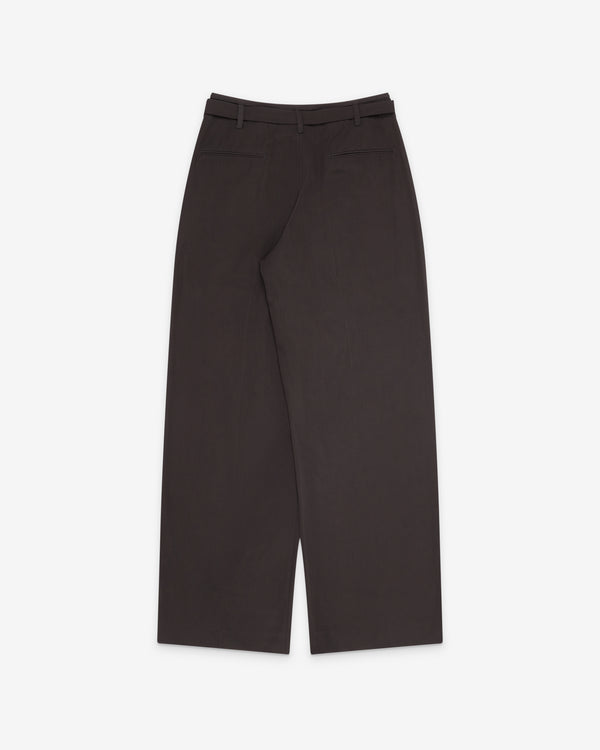 Lemaire  - Women's Large Pleated Pants - (Moka)