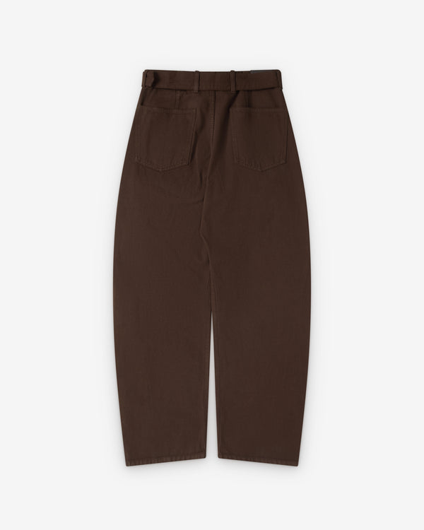 Lemaire  - Women's Twisted Belted Pants - (Ristretto)
