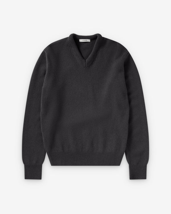 Lemaire  - Women's V-Neck Sweater - (Stone)