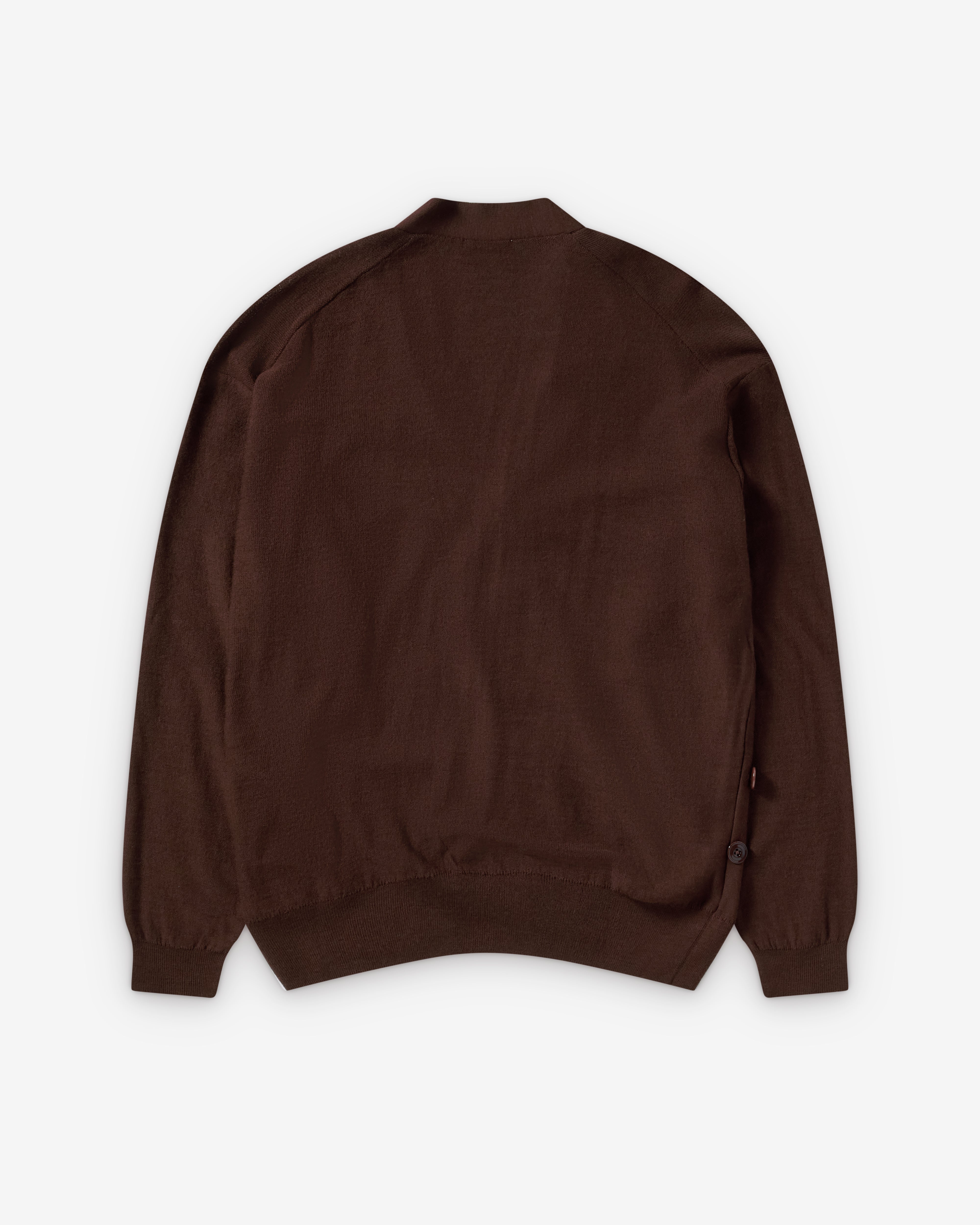 Lemaire : Women's Relaxed Twisted Cardigan (Acajou) | Dover Street