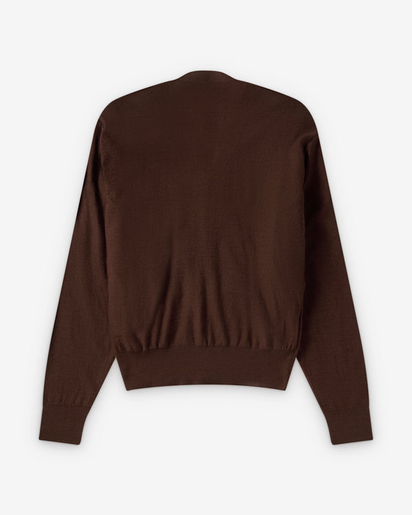 Lemaire  - Women's Trompe L'Oeil Cardigan - (Shitake)