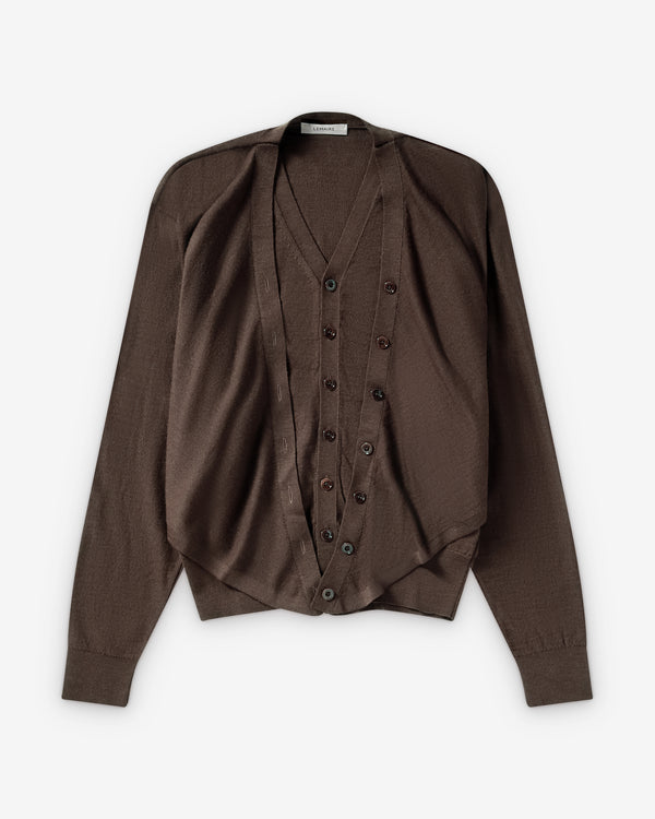 Lemaire  - Women's Trompe L'Oeil Cardigan - (Brown)