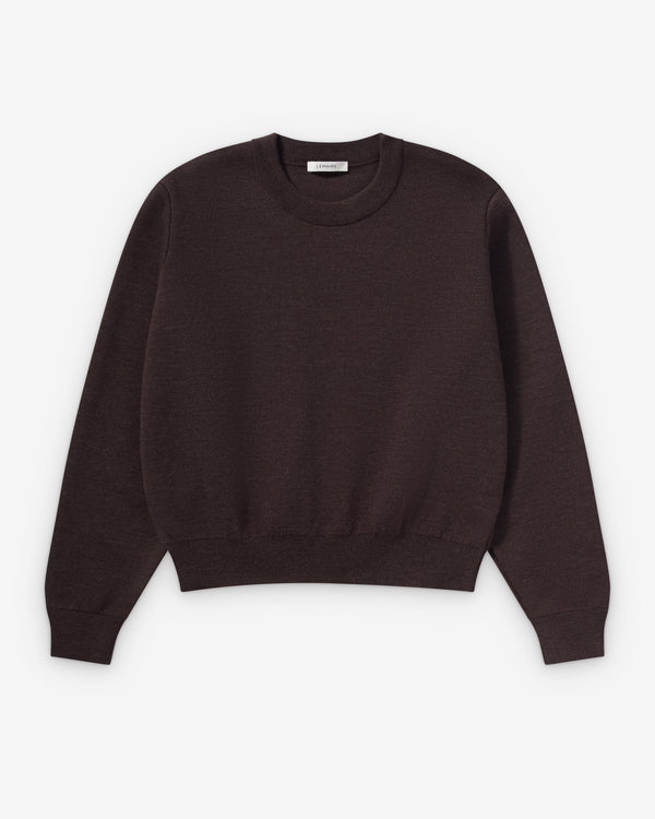 Lemaire  - Women's Short Sweatshirt - (Ganache)