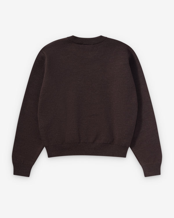 Lemaire  - Women's Short Sweatshirt - (Ganache)