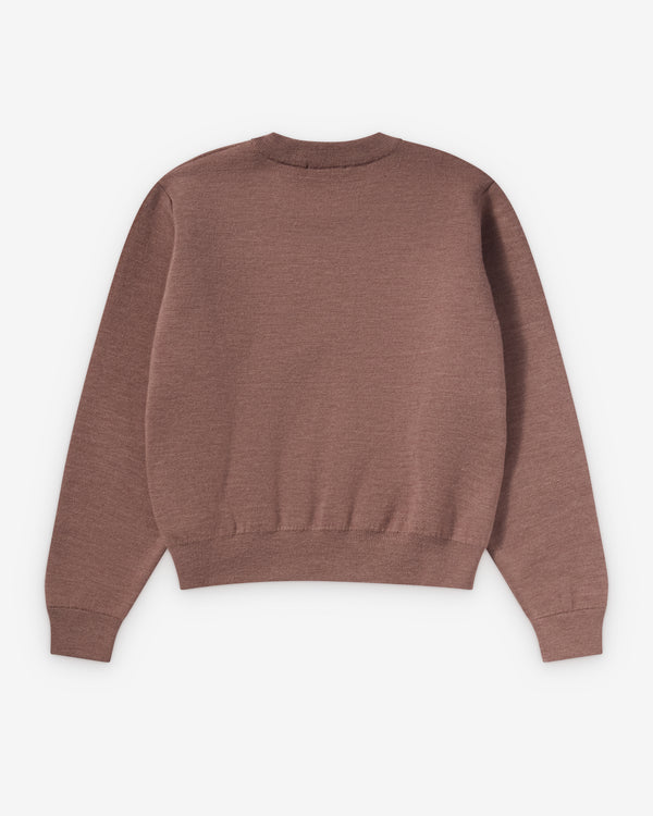 Lemaire  - Women's Short Sweatshirt - (Peach)