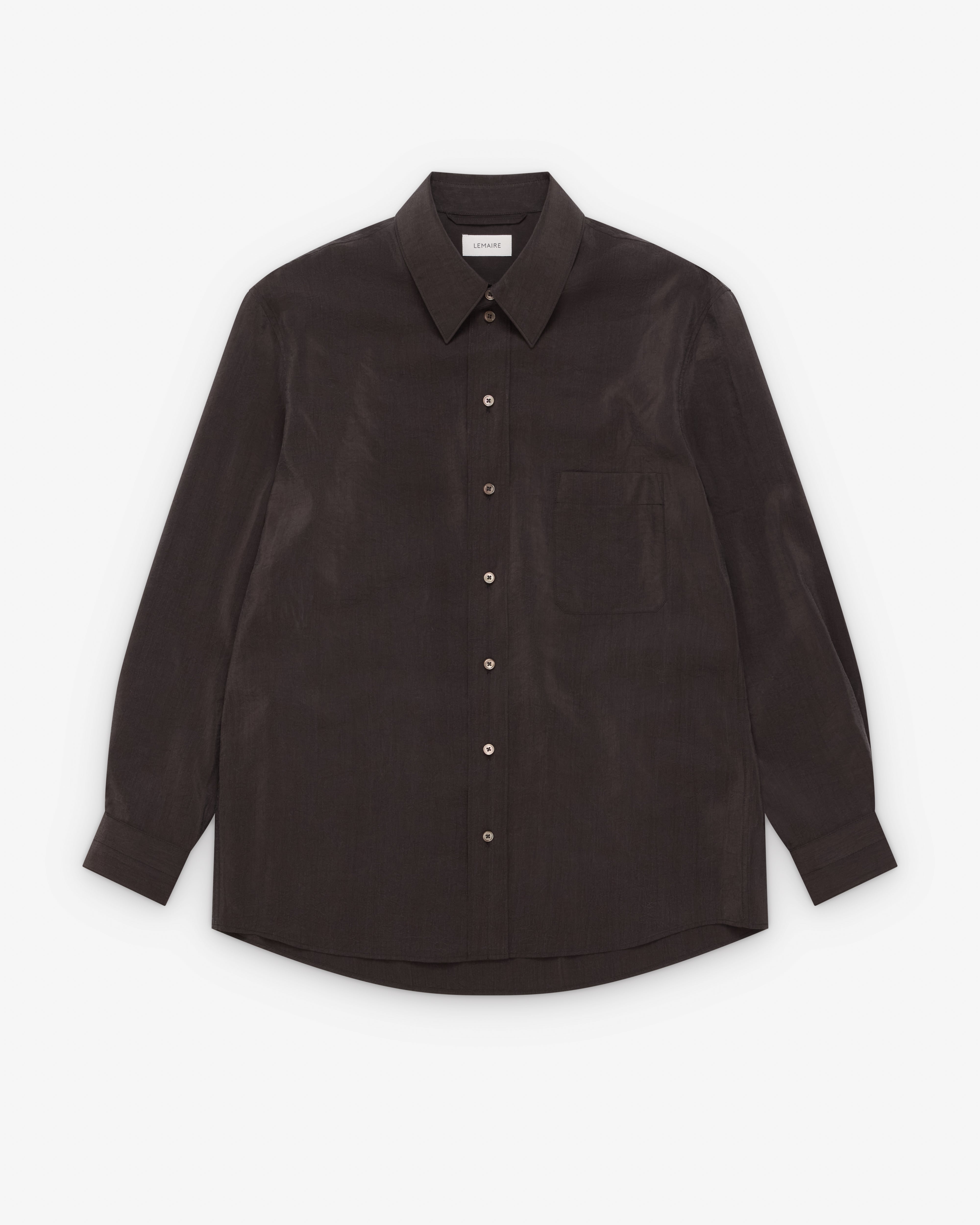 Lemaire : Women's Regular Shirt (Licorice) | Dover Street Market