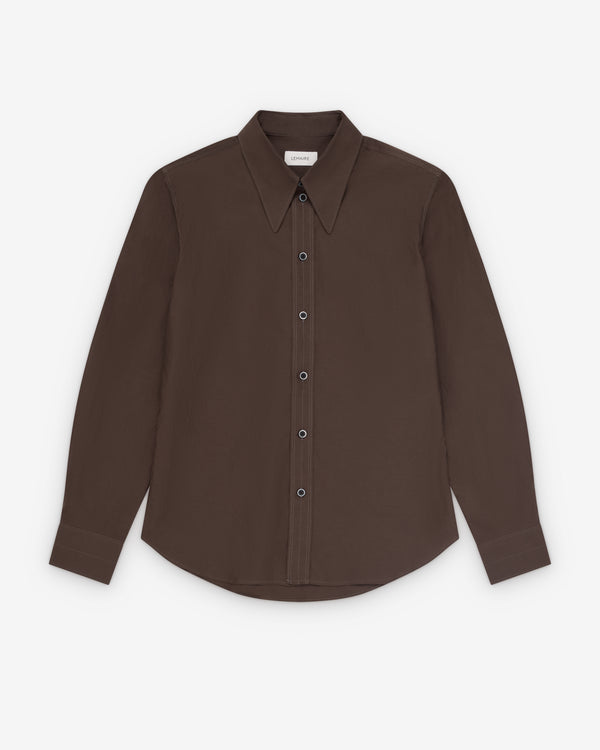 Lemaire  - Women's Pointed Collar Shirt - (Truffle)