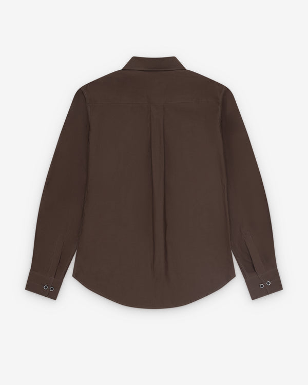 Lemaire  - Women's Pointed Collar Shirt - (Truffle)