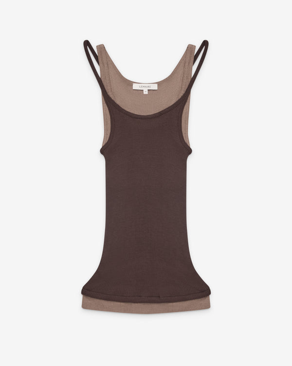 Lemaire  - Women's Trompe L'Oeil Tank Top - (Brown)