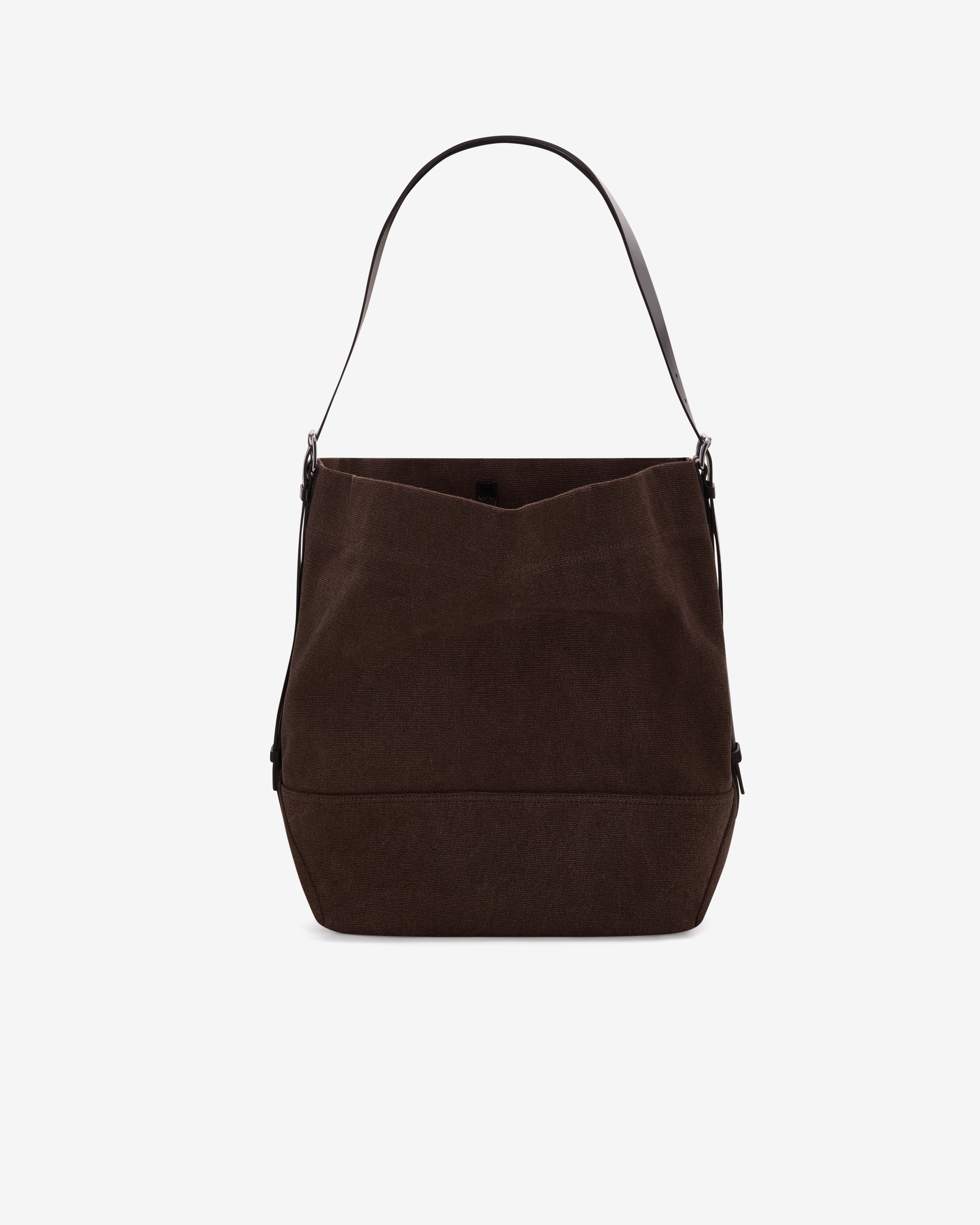 LEMAIRE Belted Hobo Bag Dark Chocolate