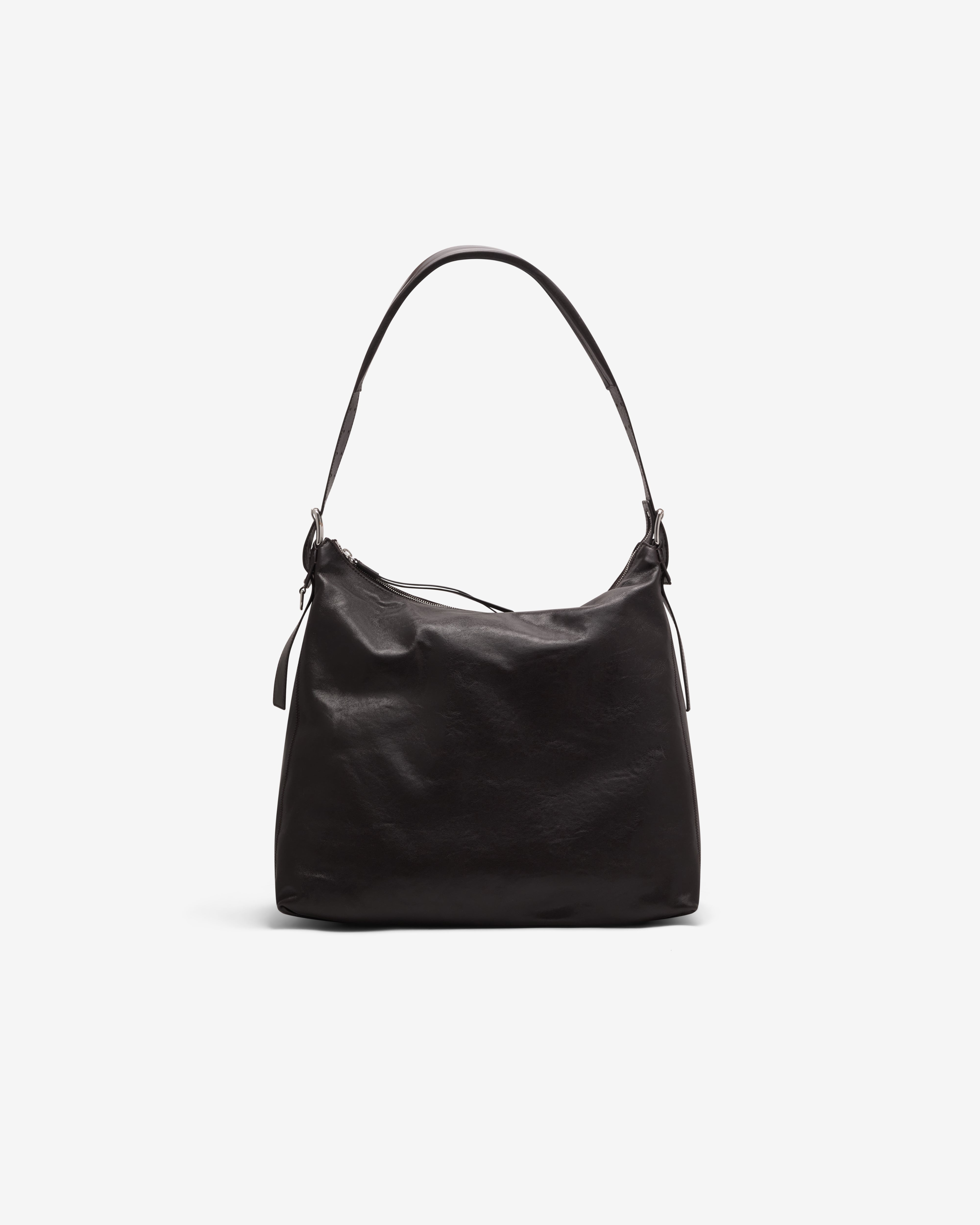 Lemaire : Women's Belted Hobo Bag (Dark Chocolate) | Dover Street