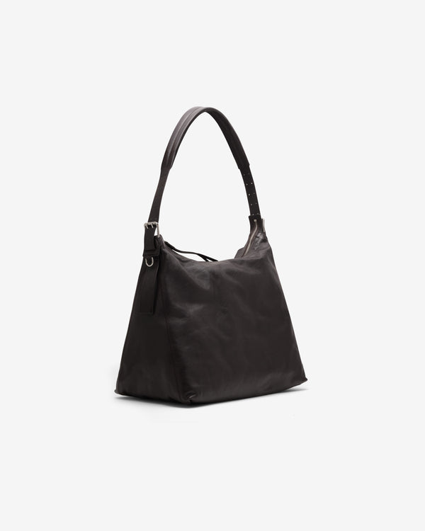 Lemaire  - Women's Belted Hobo Bag - (Dark Chocolate)