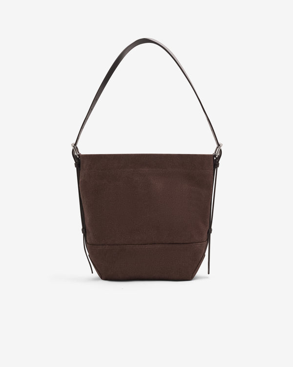 Lemaire  - Women's Small Belted Tote - (Dark Chocolate)