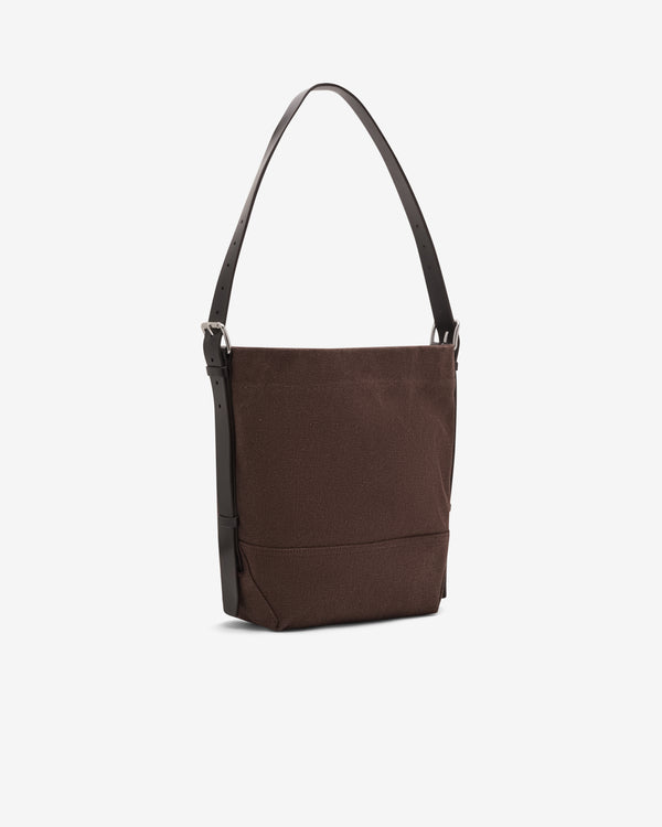 Lemaire  - Women's Small Belted Tote - (Dark Chocolate)
