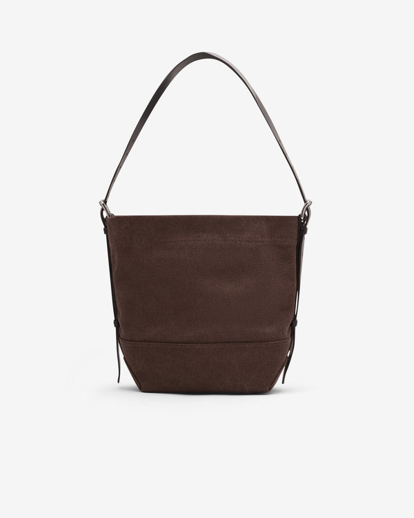 Lemaire  - Women's Small Belted Tote - (Dark Chocolate)