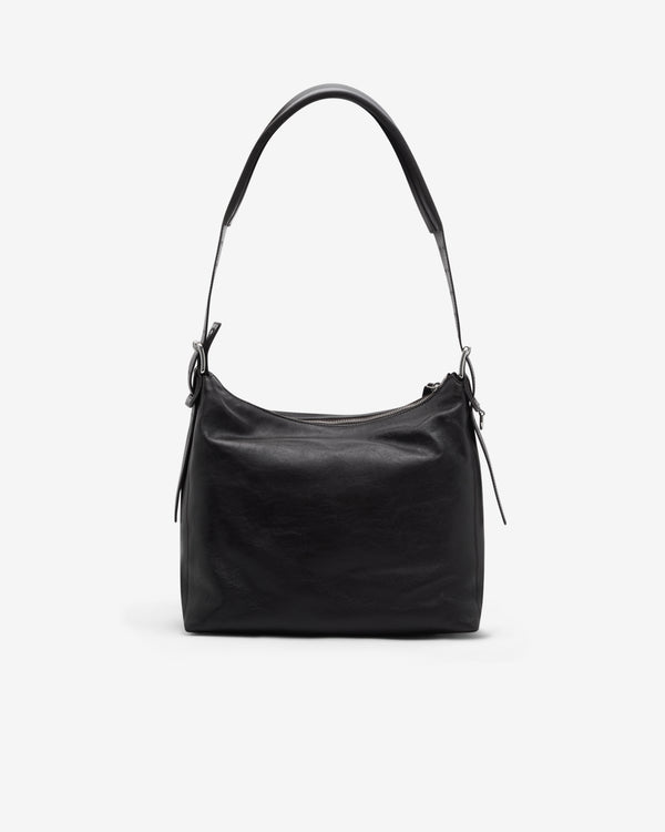 Lemaire  - Women's Small Belted Hobo Bag - (Dark Chocolate)