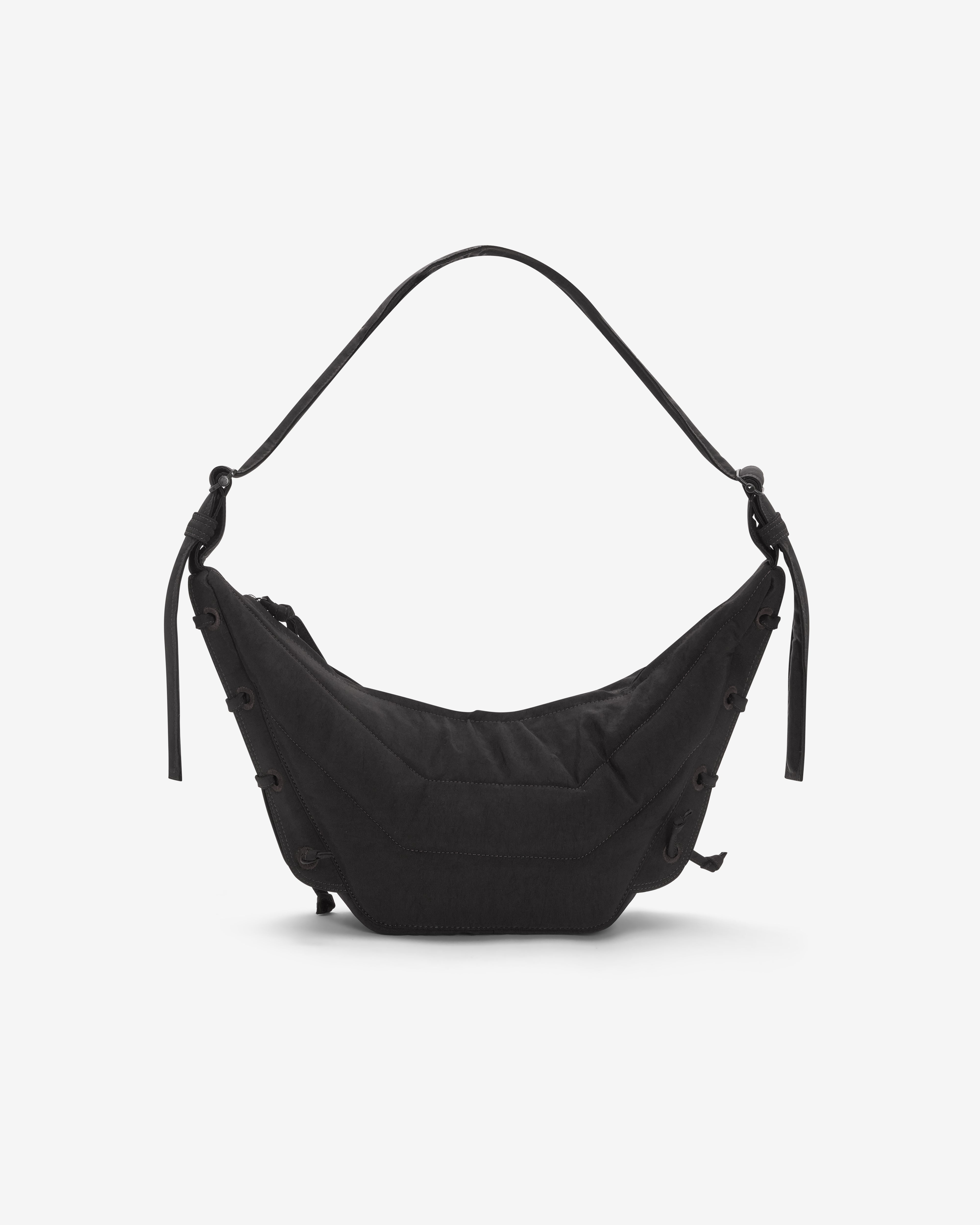 Lemaire : Small Soft Game Bag (Dark Chocolate) | Dover Street
