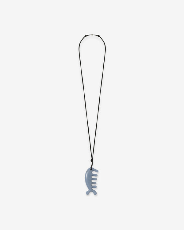 Lemaire  - Women's Beluga Gua Sha Necklace - (Grey Blue)